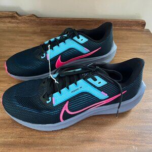 Women's Nike Air Zoom Pegasus 40 SE Black Hyper Pink Running Shoes size 8.5